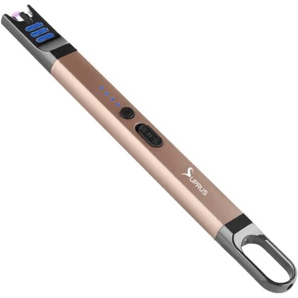 Candle Lighter Electric Arc Lighter Windproof Flameless USB Rechargeable Lighter - Picture 1 of 7